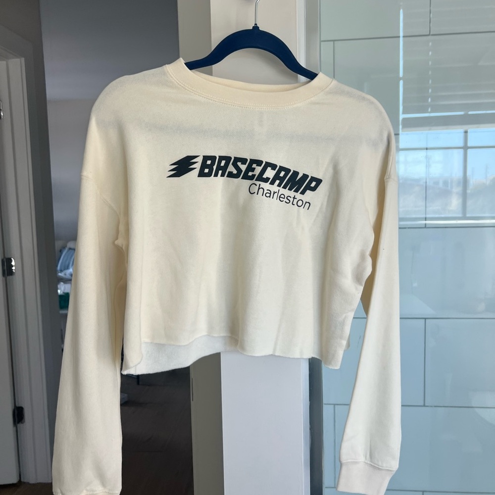 Basecamp Charleston Cream Cropped Sweatshirt